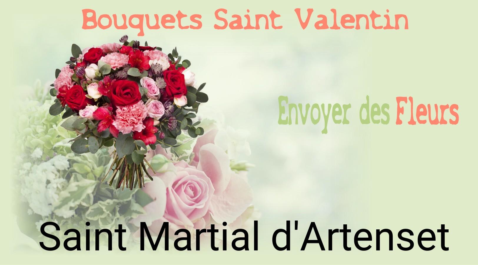 Roses de Saint-Valentin livrées à Saint-Martial-d'Artenset